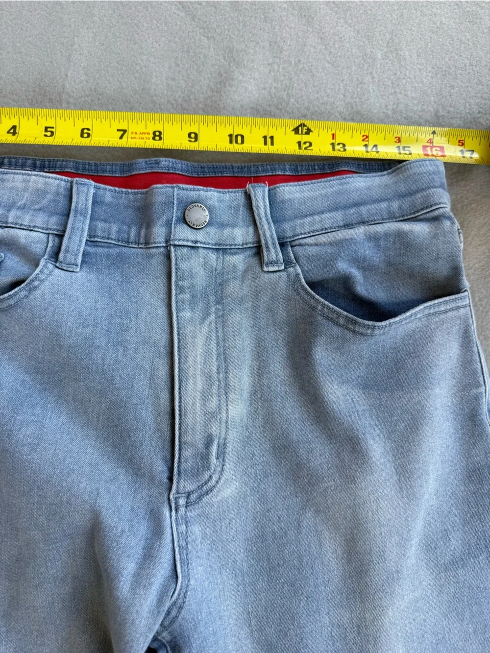 Redvanly Ranstead Jeans Medium Denim Pants Stretch Light Blue Golf Performance